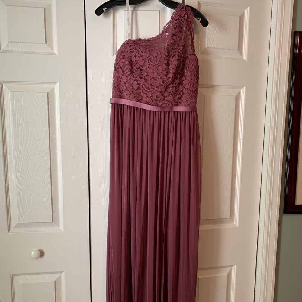 NWT David Bridals Bridesmaid Dress Chianti